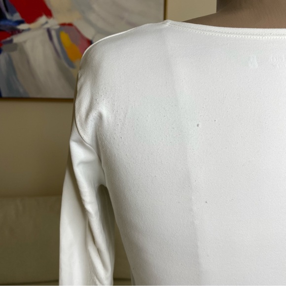 Abercrombie & Fitch Long-Sleeve White Bodysuit - Picture 5 of 8